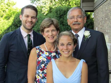A family photo taken during a wedding I officiated this summer
